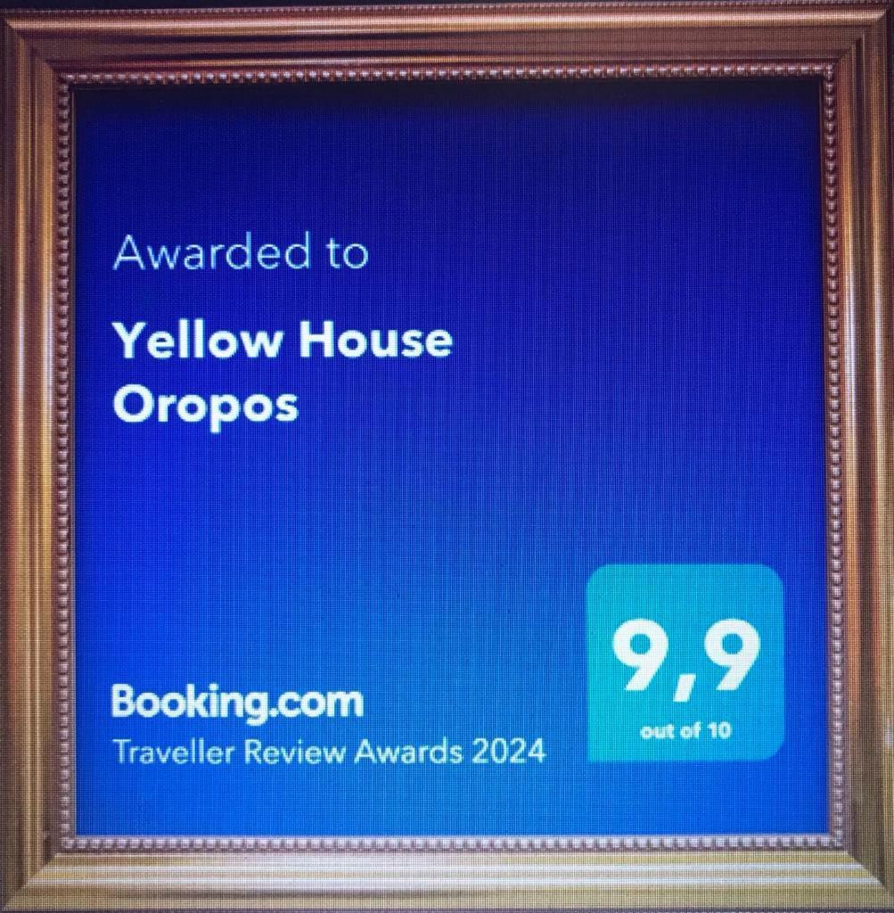 Yellow House Oropos Nea Palatia Exterior photo